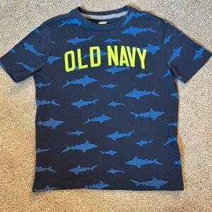 Old Navy Shark Print T-Shirt Tee